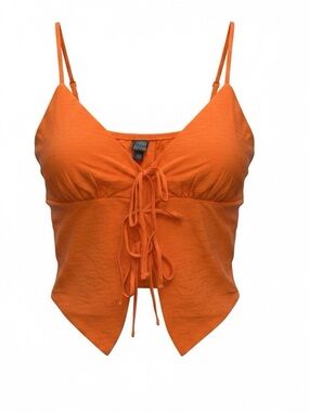 wild fable Orange Tie-Front Spaghetti Strap Camisole
XXS, M, or L
MSRP $20
NWT